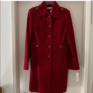 Brand New Kenneth Cole Ruby Red Coat